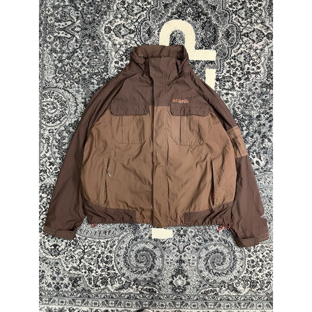 Vintage 90s Colombia Out Door Jacket Size XL Brown Parka